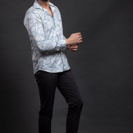Grey Printed Shirt