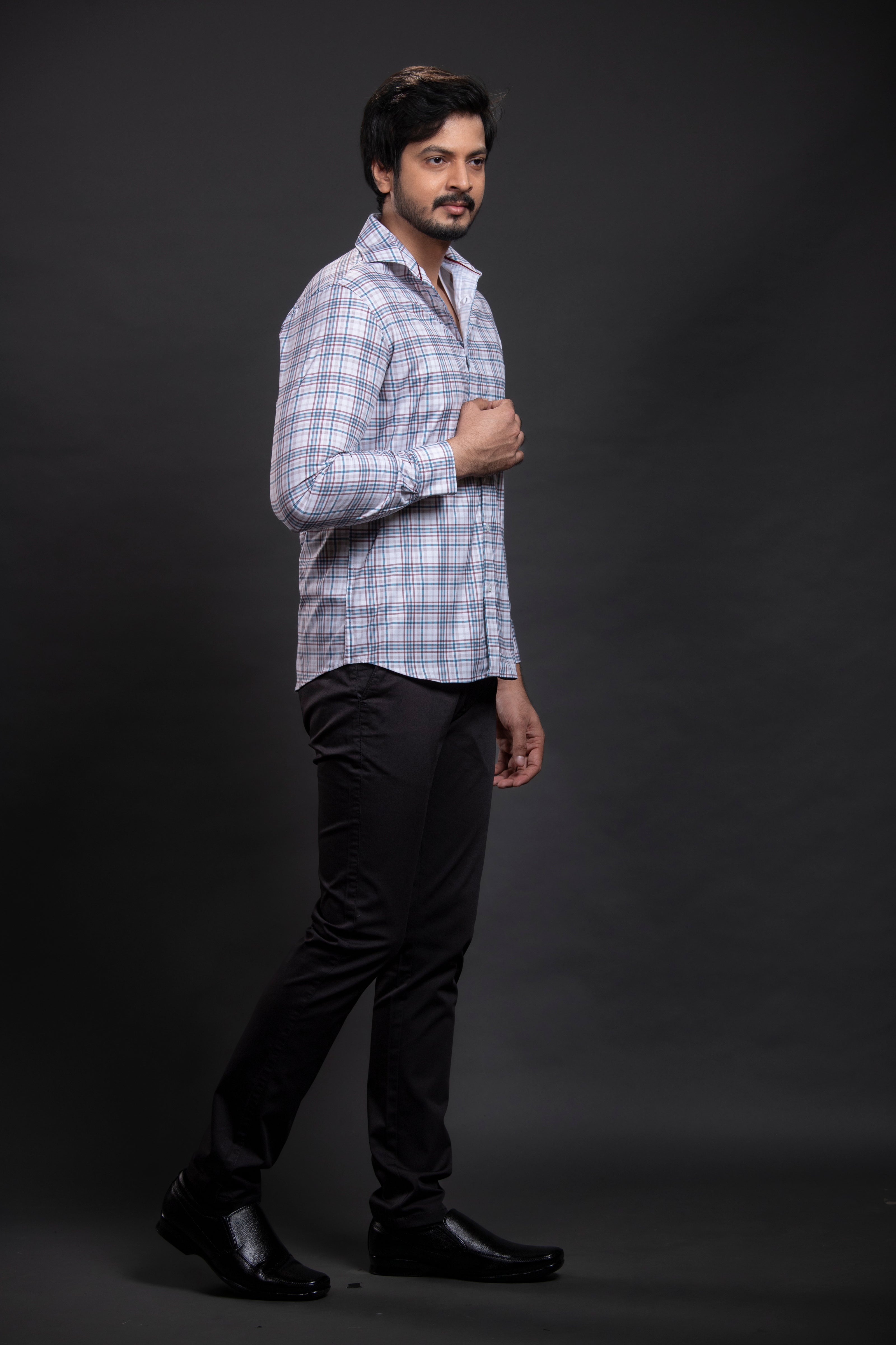 Pink Checkered Shirt
