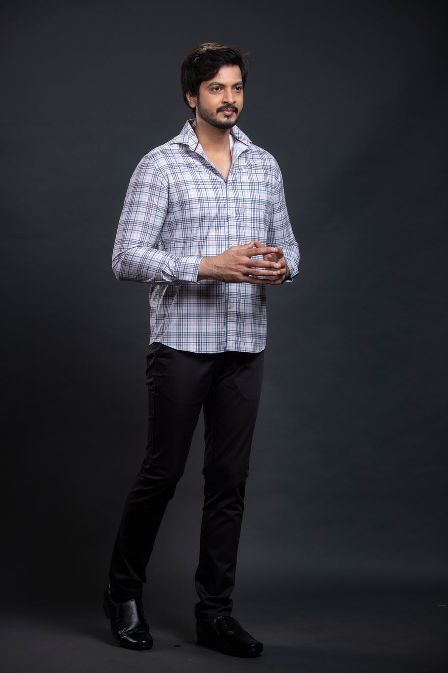 Pink Checkered Shirt