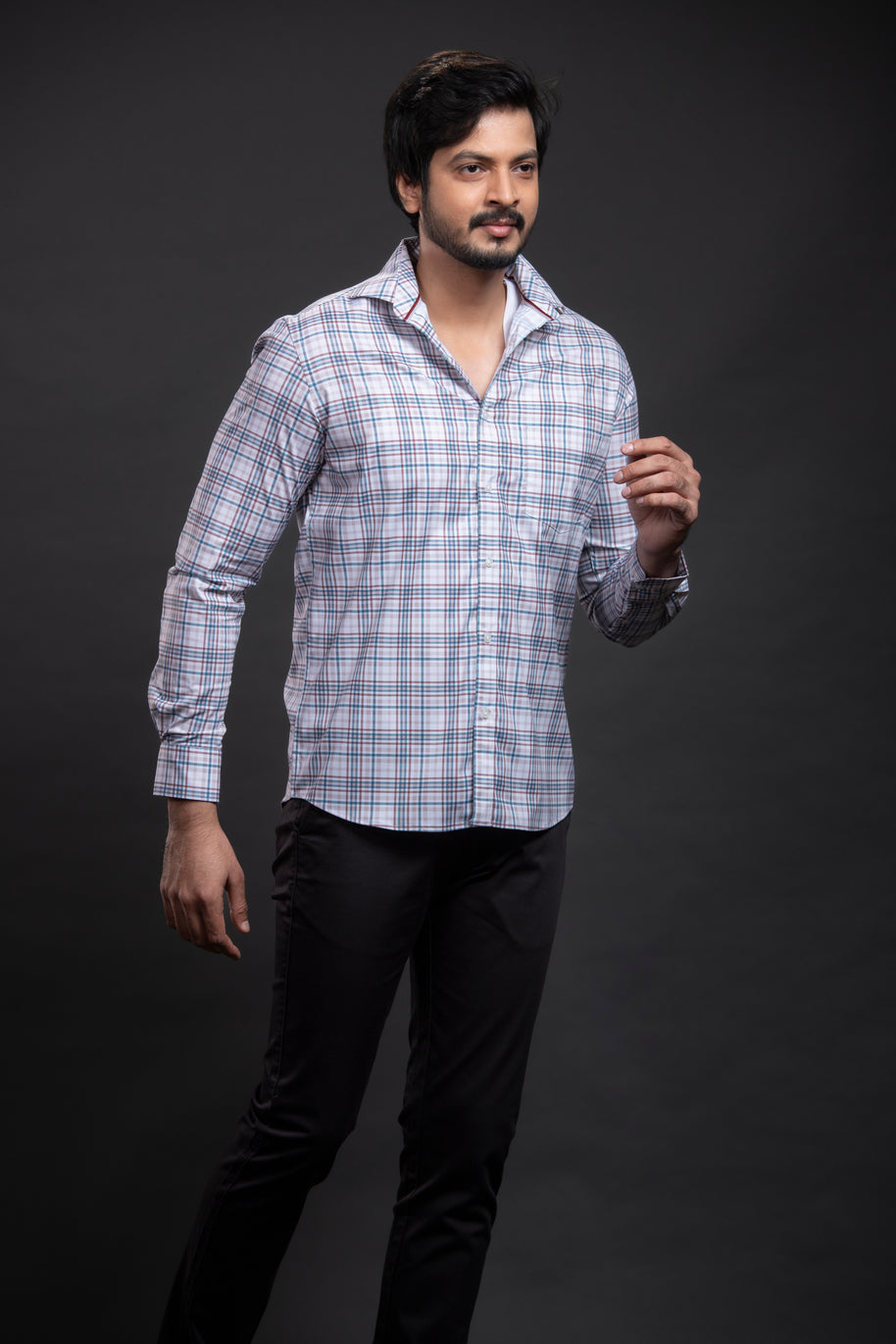 Pink Checkered Shirt