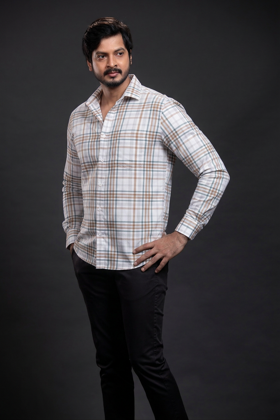 Pink Checkered Shirt
