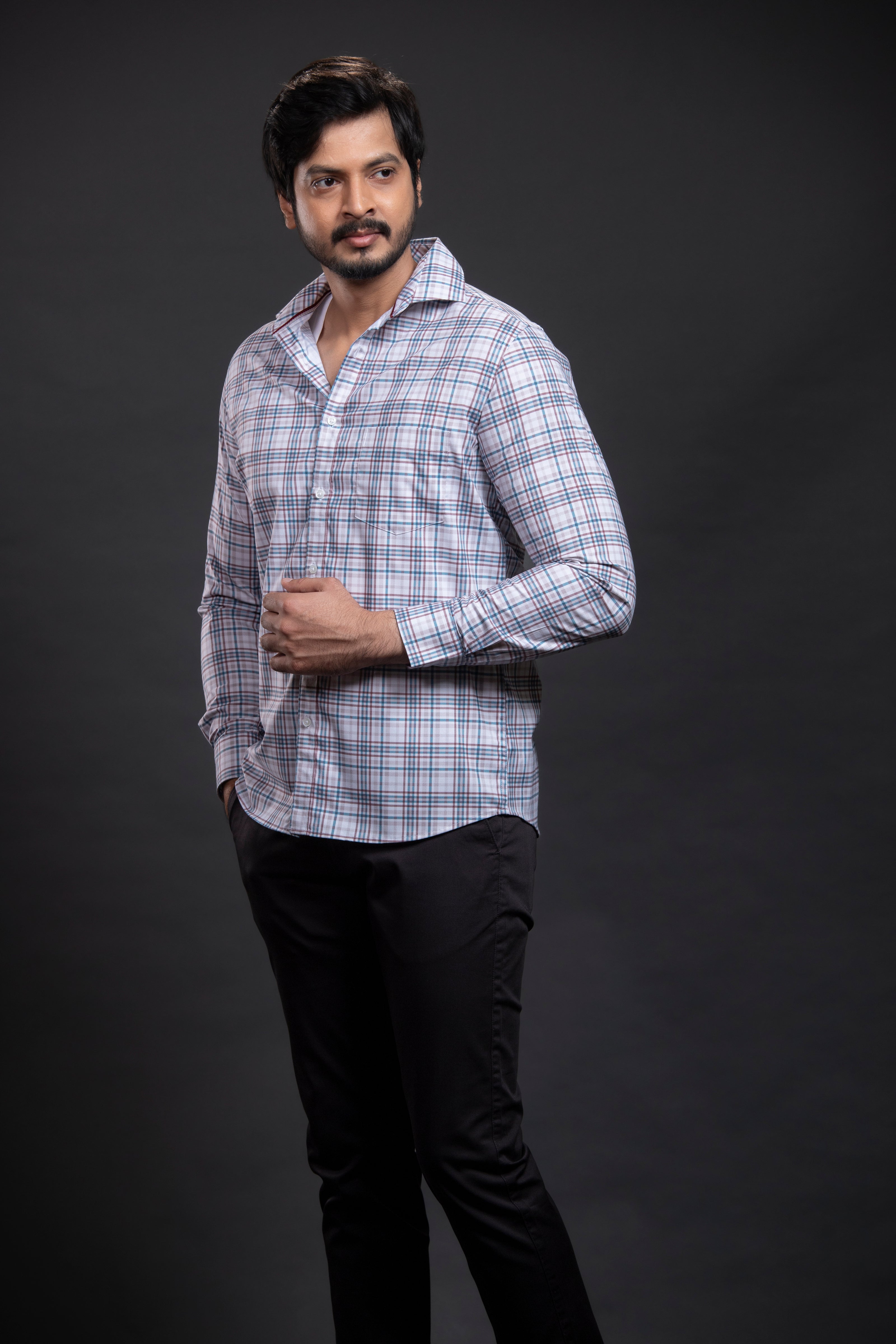 Pink Checkered Shirt