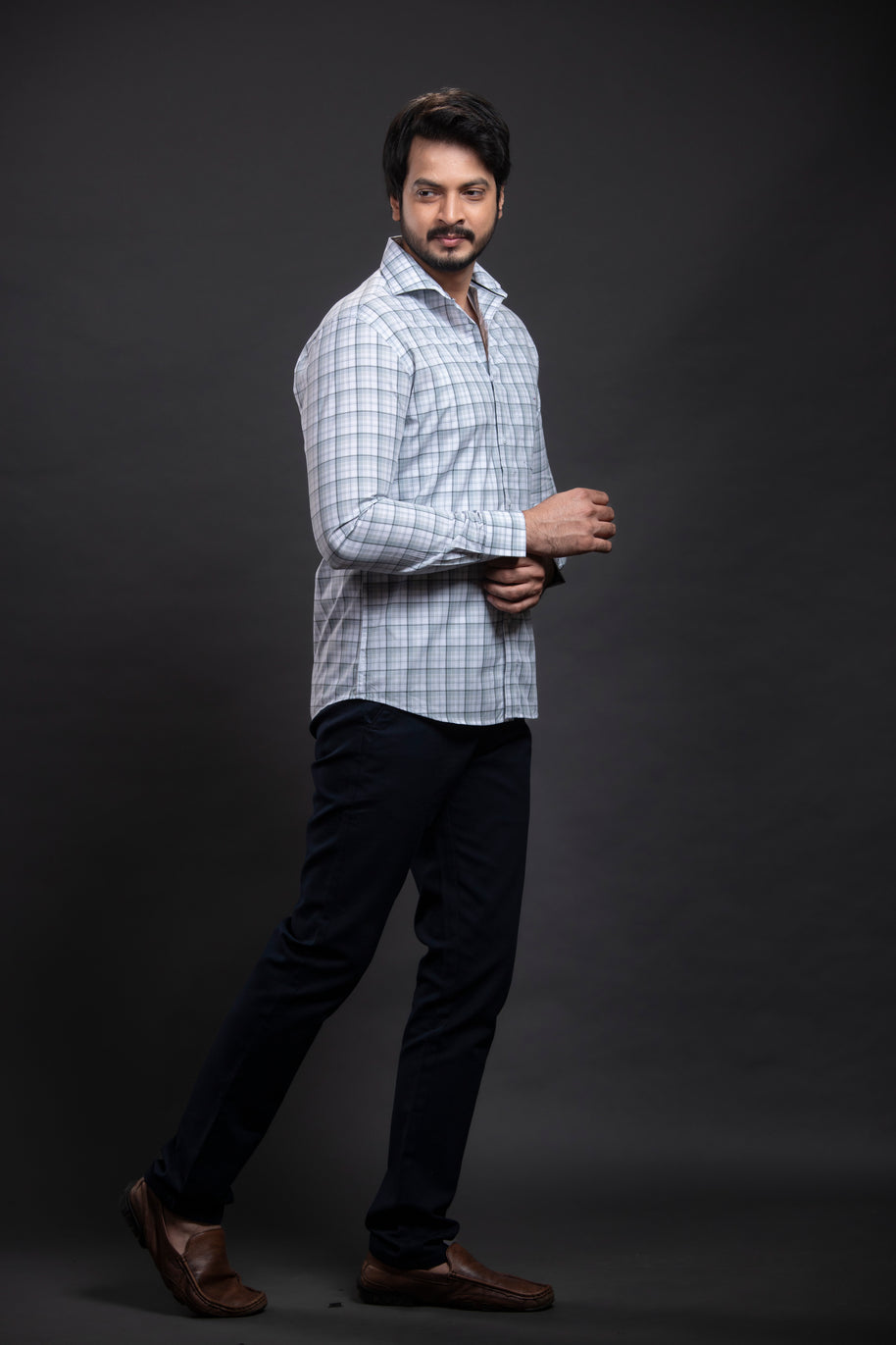 Olive Checkered Shirt