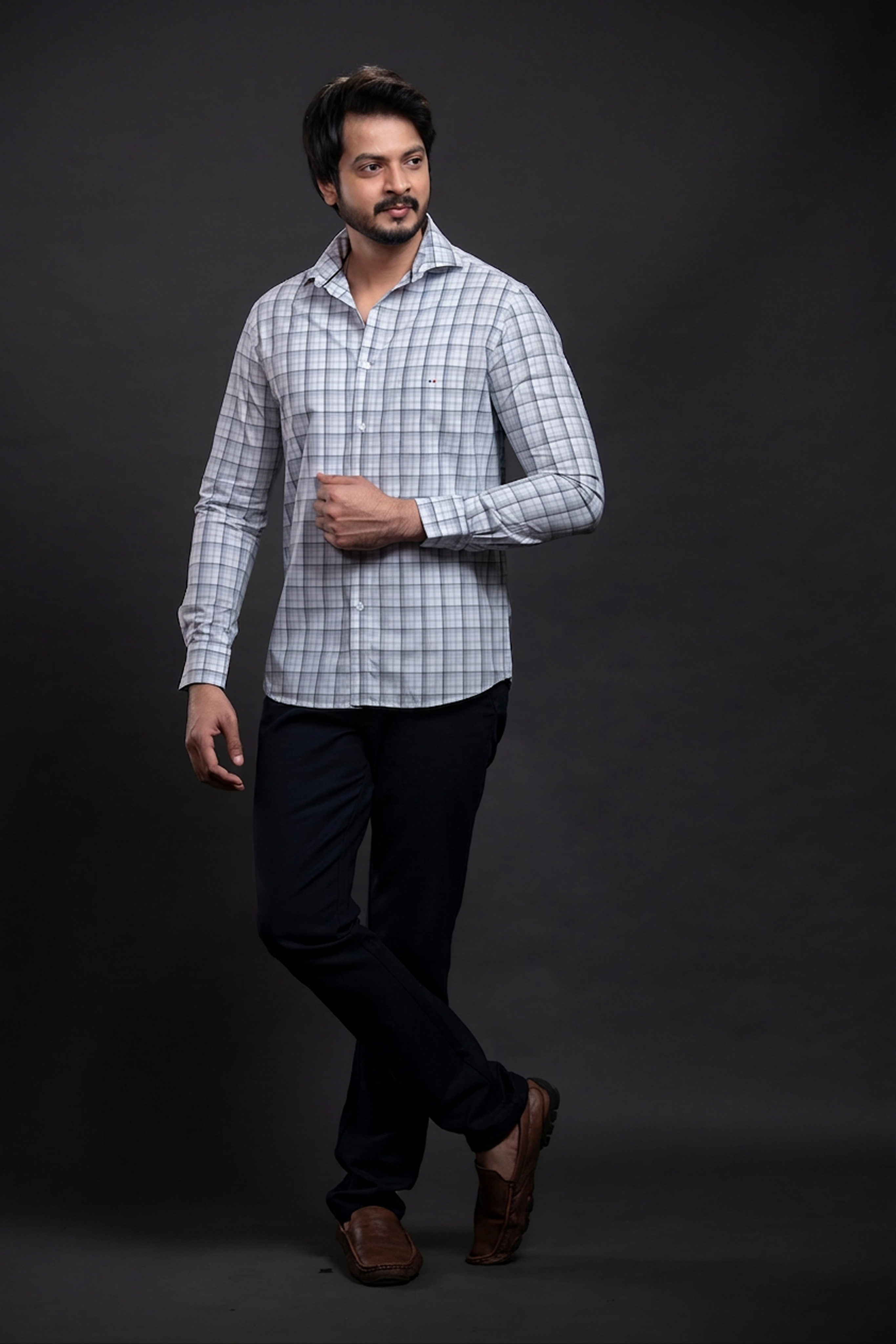 Olive Checkered Shirt