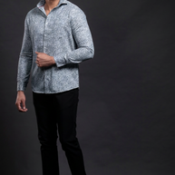 Grey Printed Shirt