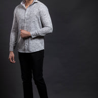 Grey Printed Shirt