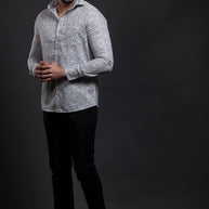 Grey Printed Shirt