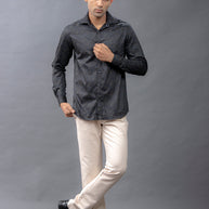 Maroon Printed Shirt
