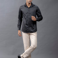 Maroon Printed Shirt