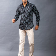 Black Stylish Printed Shirts