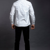 Grey Floral Printed Shirt