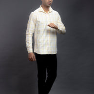 Yellow Checkered Shirts