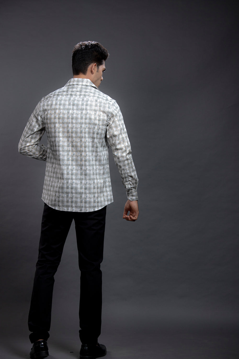Grey Printed Shirts