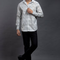 Grey Printed Shirts