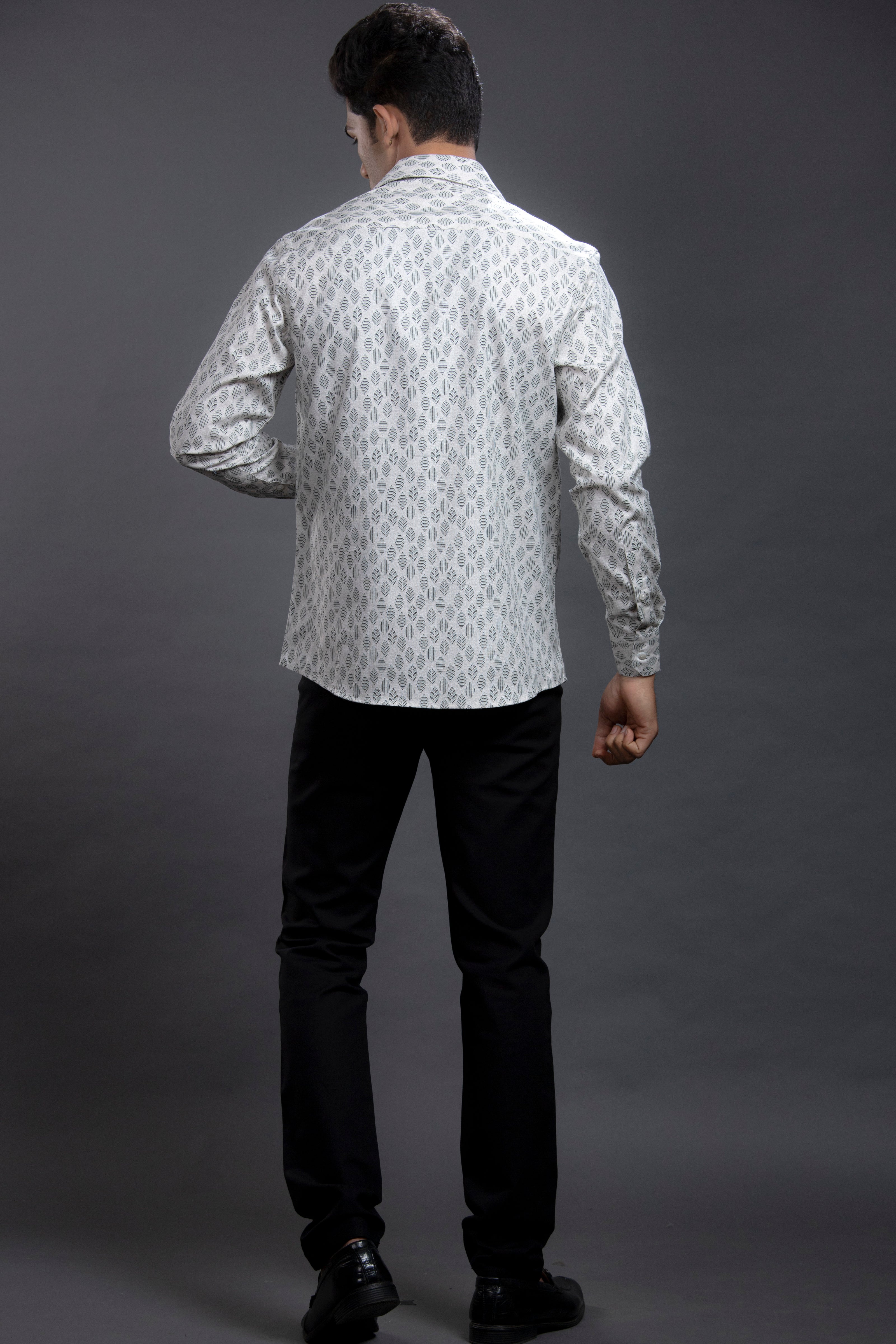 Cream Printed Shirts