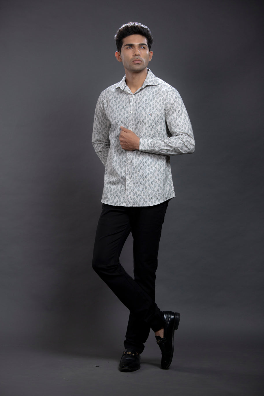 Cream Printed Shirts