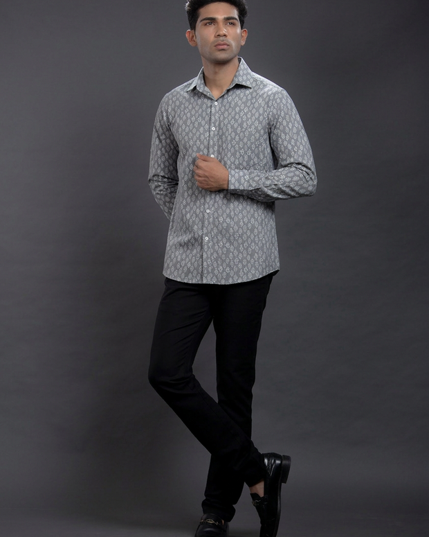 Cream Printed Shirts