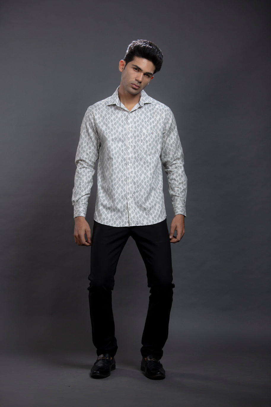 Cream Printed Shirts