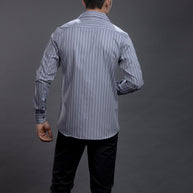 Grey Striped Shirts