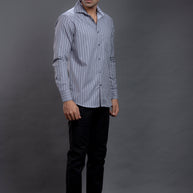 Grey Striped Shirts