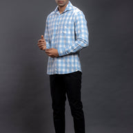 Blue Checkered Shirts