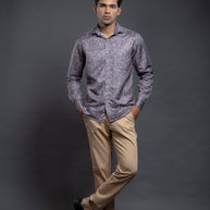 Brown Floral Shirts
