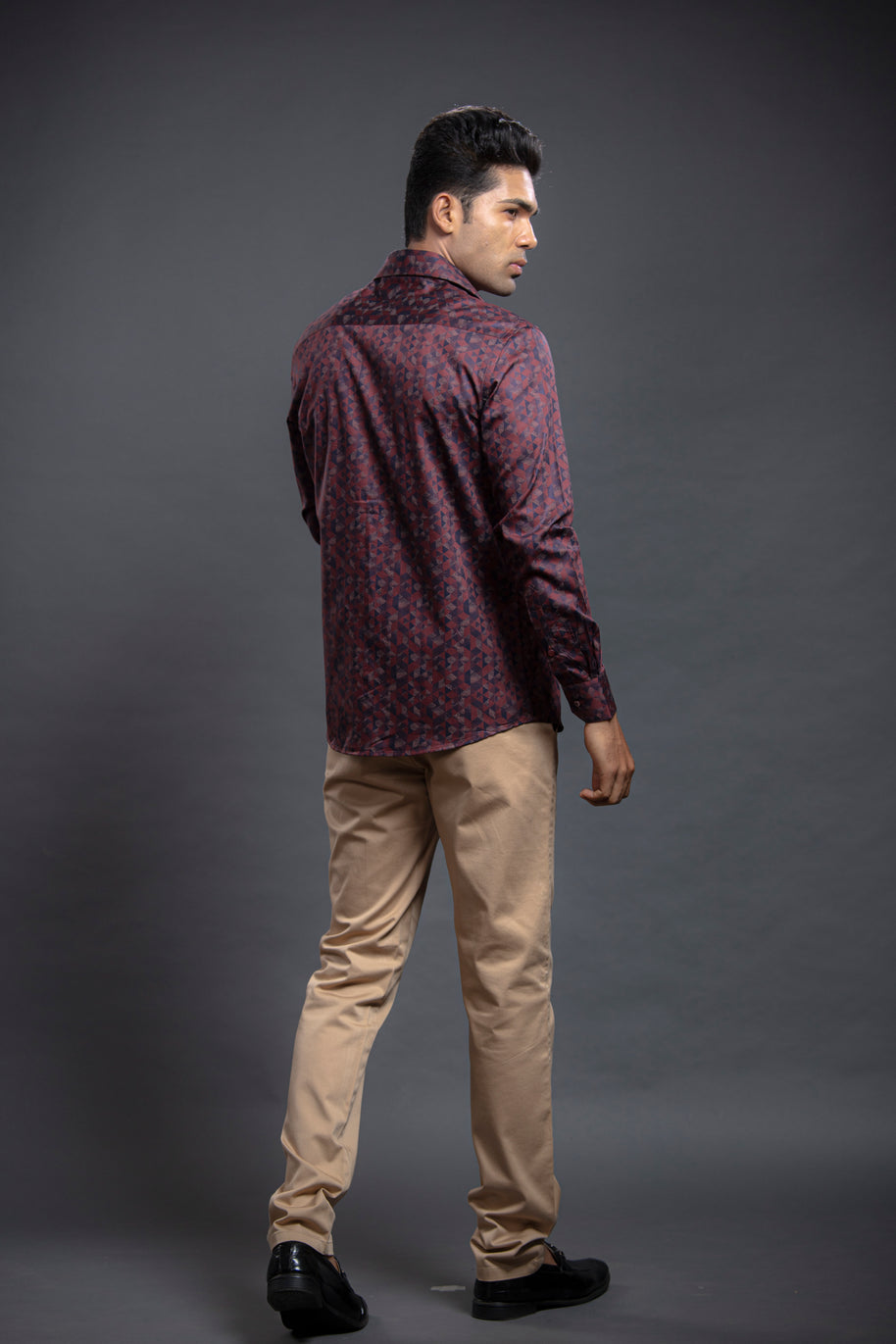 Brick Diamond Shaped Printed Shirts
