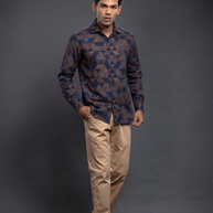 Brick Diamond Shaped Printed Shirts