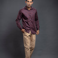 Brick Diamond Shaped Printed Shirts