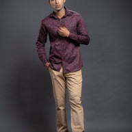 Brick Diamond Shaped Printed Shirts