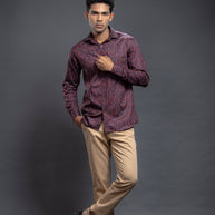 Brick Diamond Shaped Printed Shirts