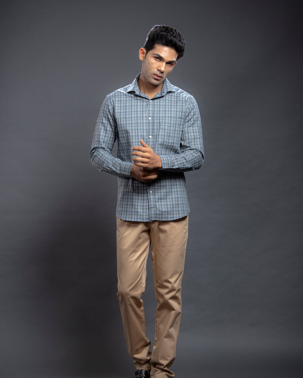 Olive Checkered Shirts