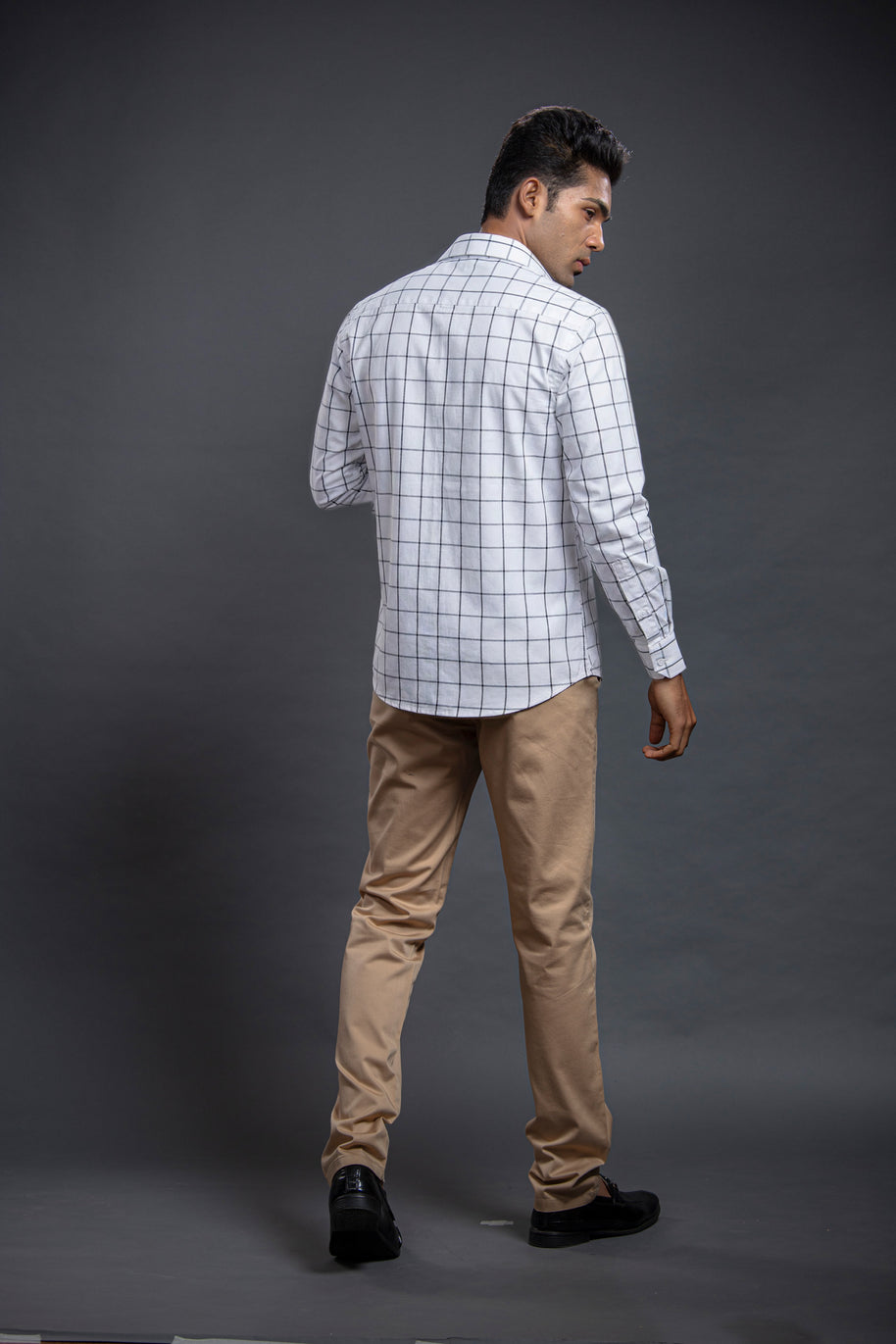 Black Checkered Shirts