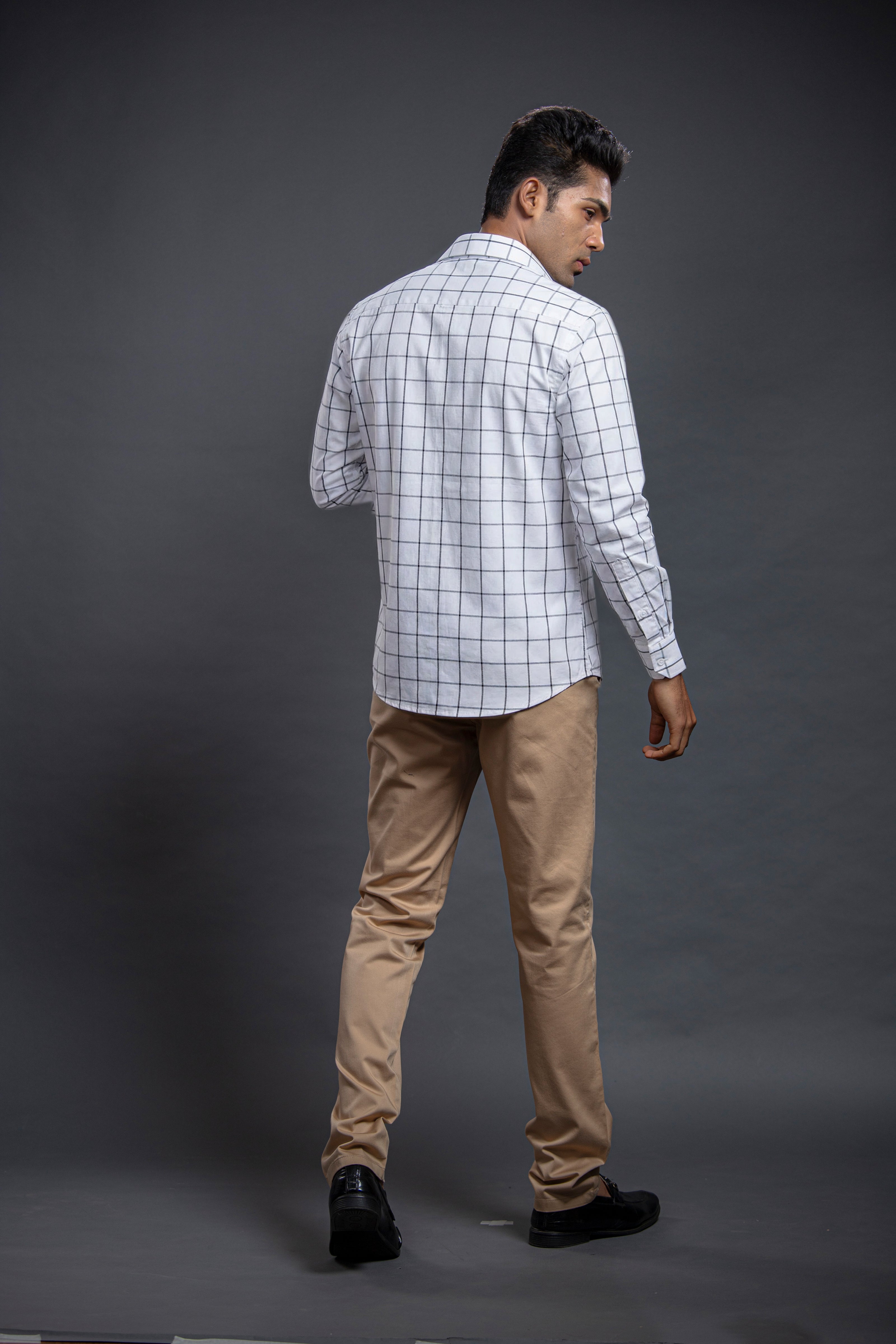 Black Checkered Shirts