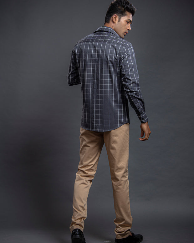 Black Checkered Shirts