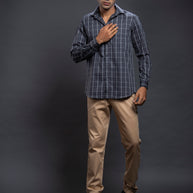 Black Checkered Shirts