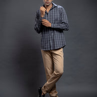 Black Checkered Shirts