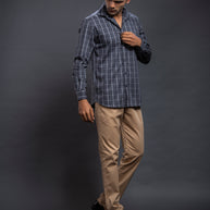 Black Checkered Shirts