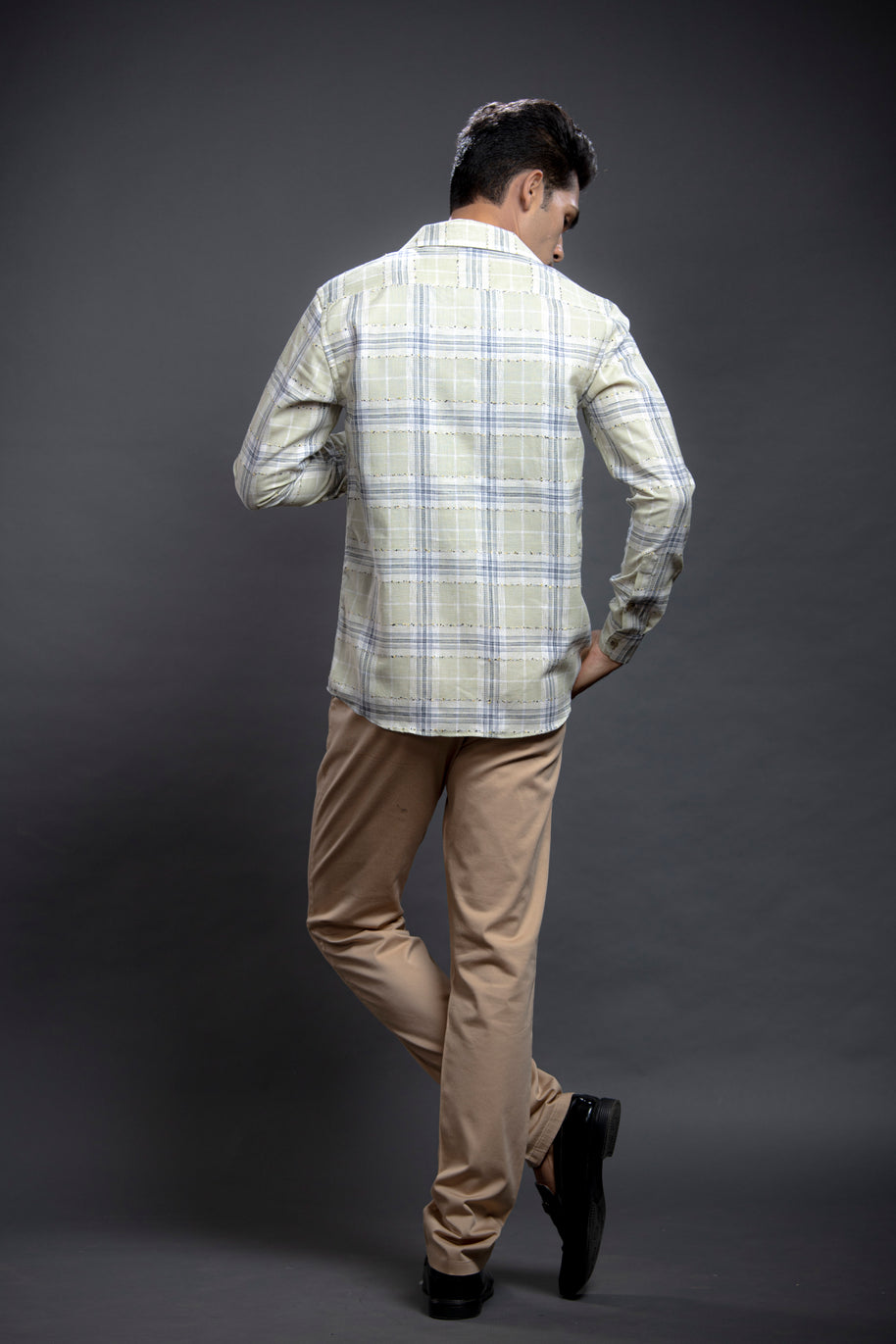 Olive Checkered Shirts