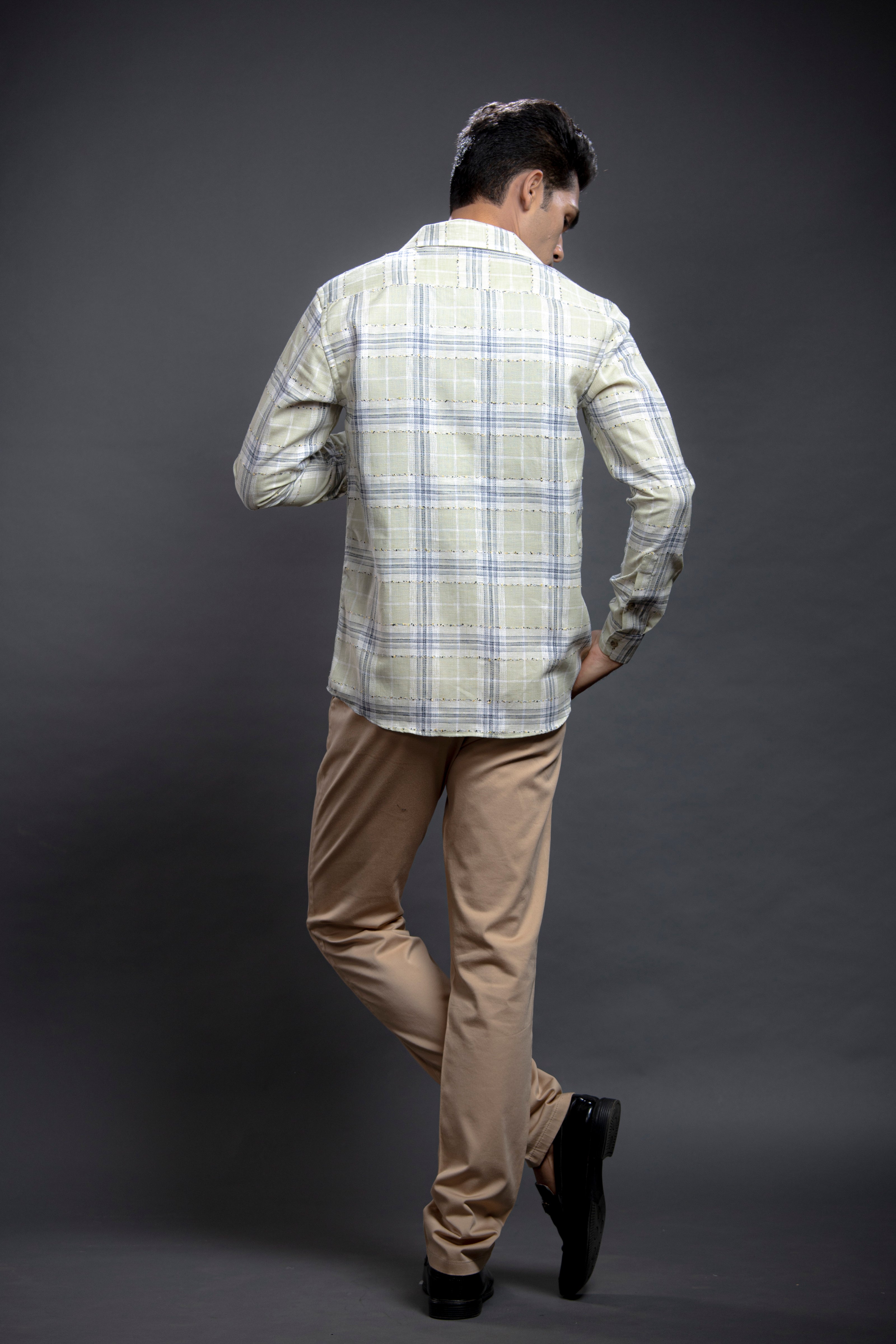 Olive Checkered Shirts