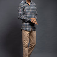 Olive Checkered Shirts