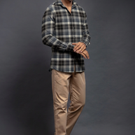 Olive Checkered Shirts