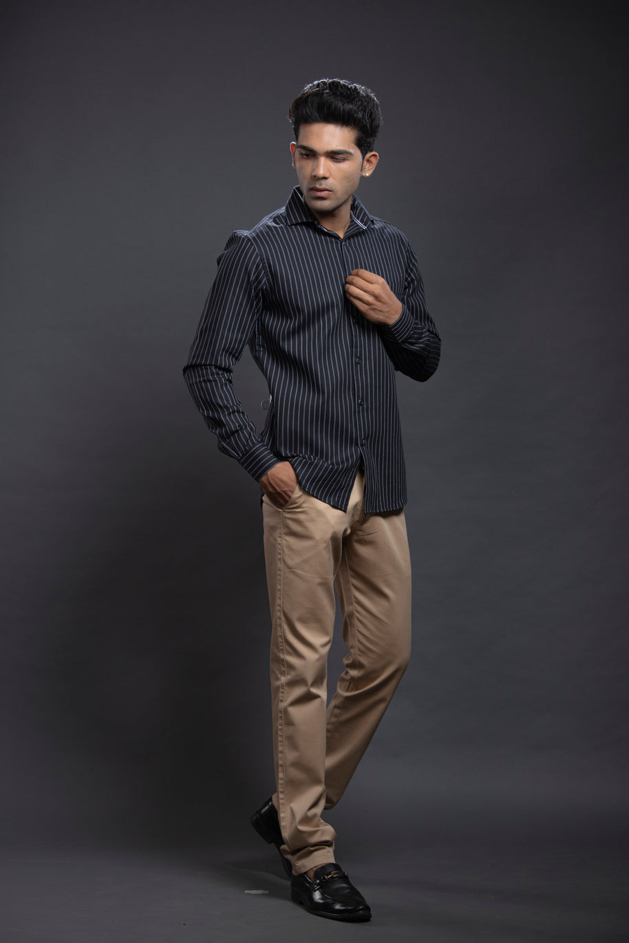 Black Striped Shirts