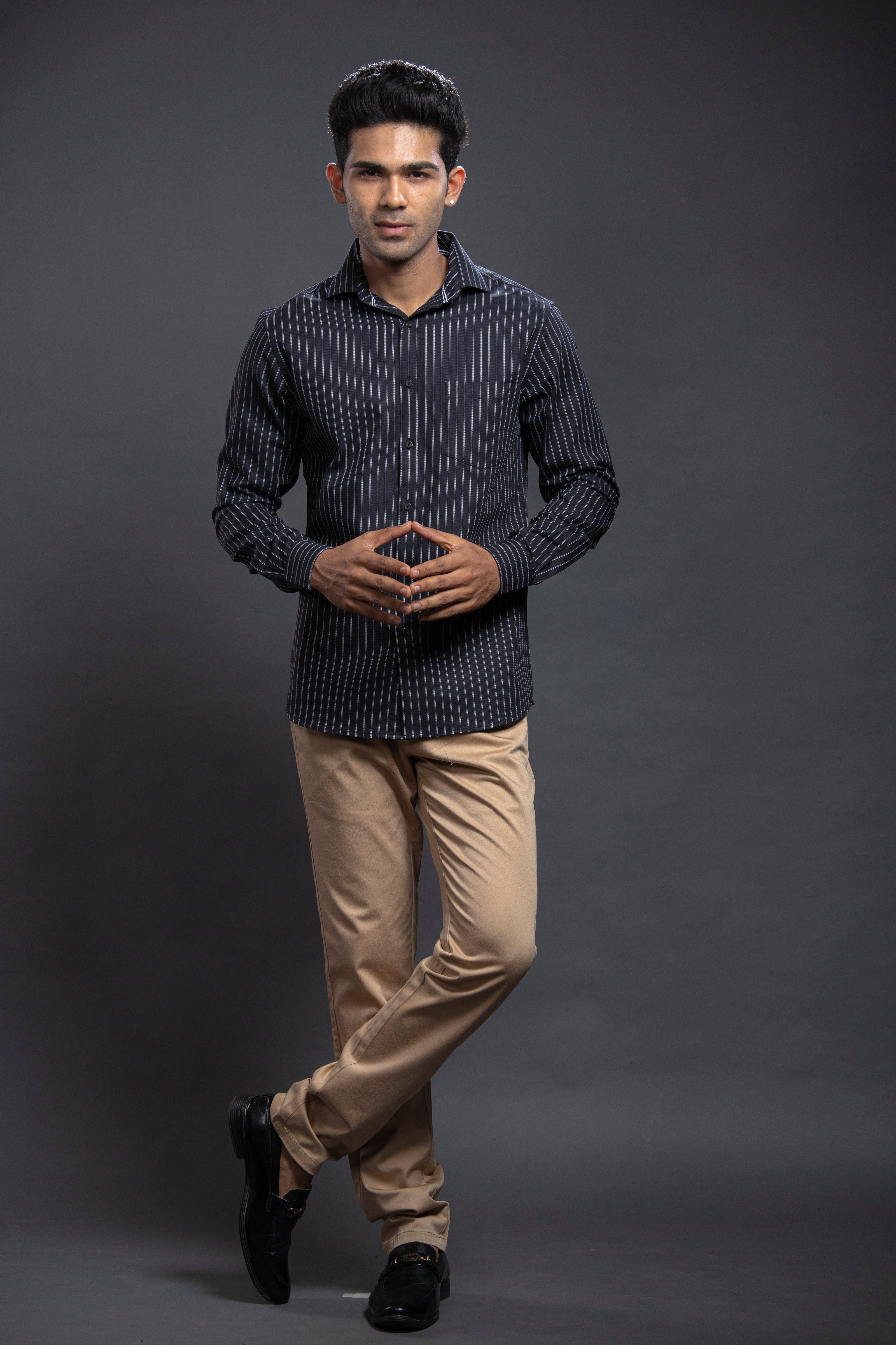 Black Striped Shirts