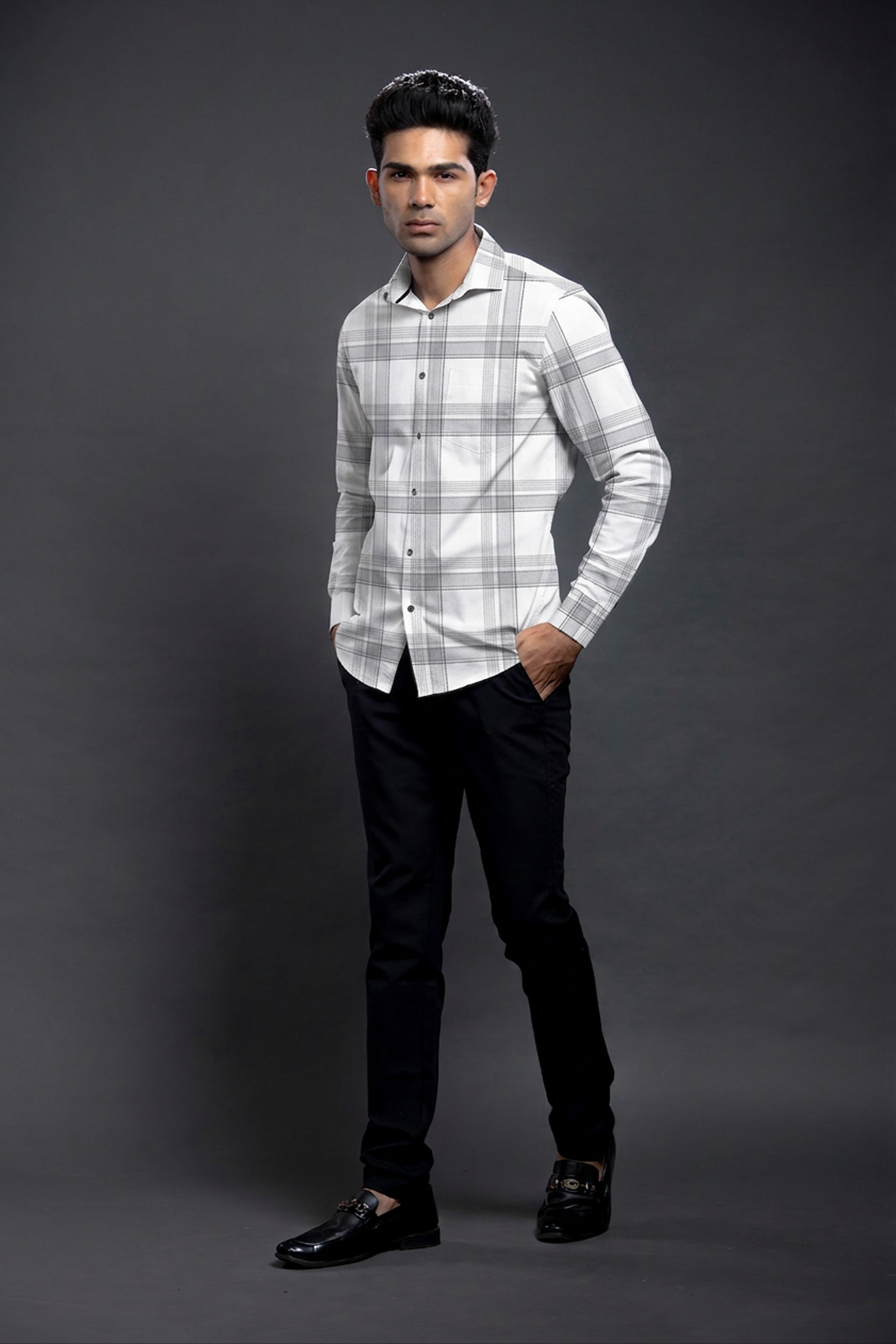 Blue Checkered Shirts