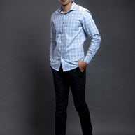 Blue Checkered Shirts