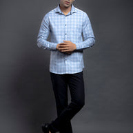 Blue Checkered Shirts