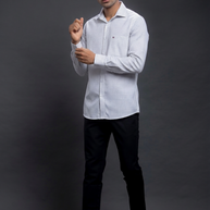 Navy Small Checkered Shirts