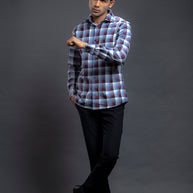 Blue Checkered Shirts