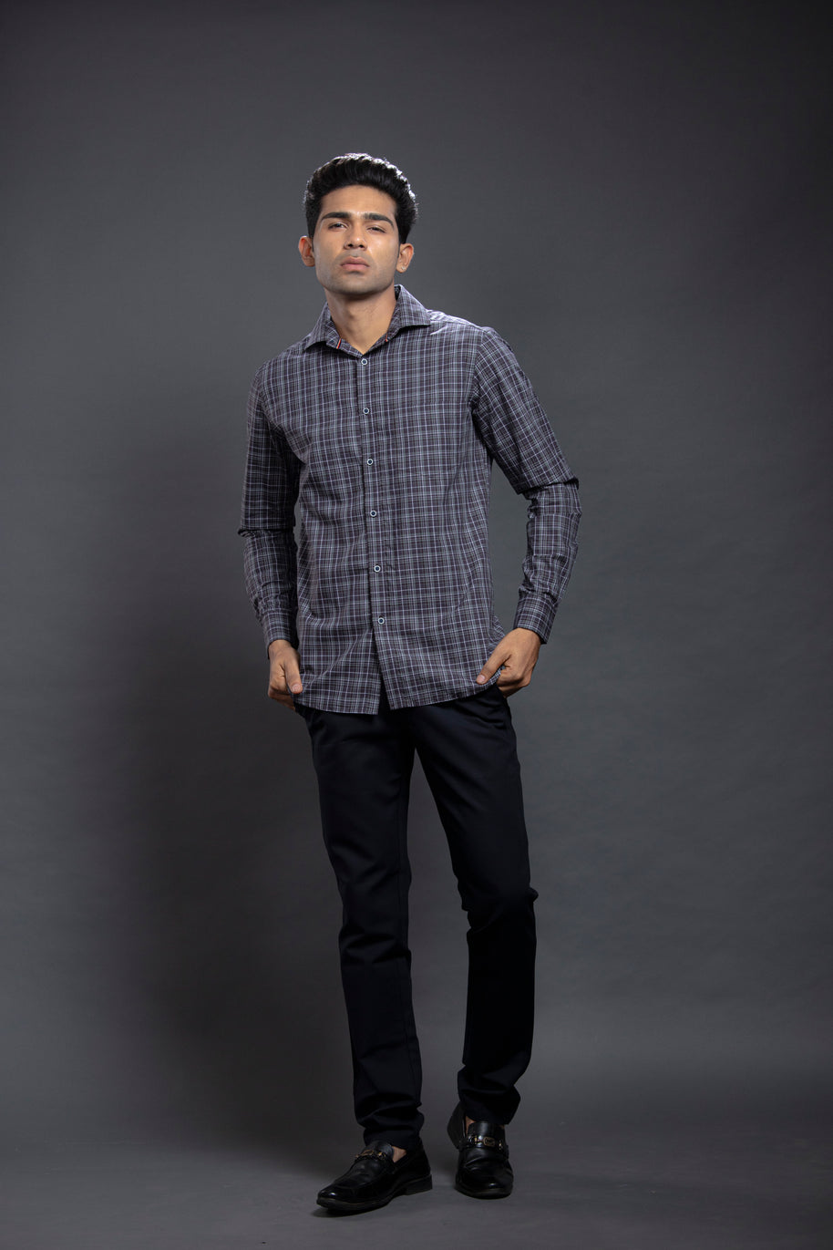 Olive Checkered Shirts